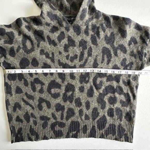 Skull Cashmere - Olive and Black Leopard print Pullover Sweater Women's Size Med - Picture 5 of 6